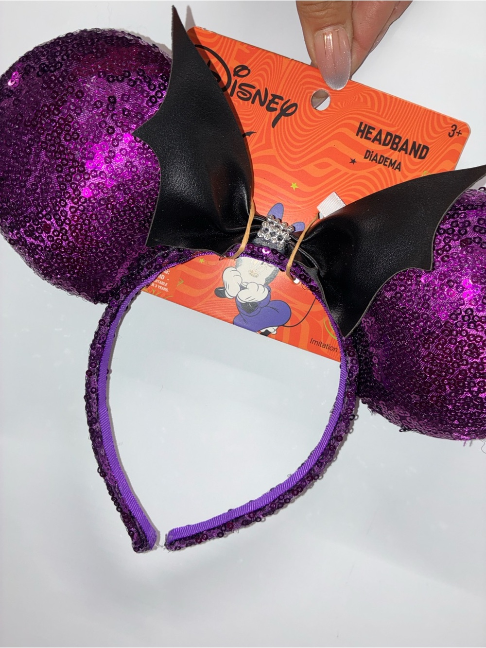 Disney Glitter bat Minnie ears